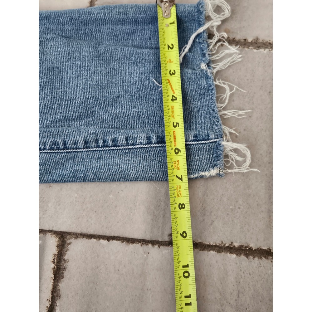 Pistola High Rise Flare Jeans Blue Distressed Raw Hem Size 25 P6088SSJ-ZMA - Picture 10 of 11